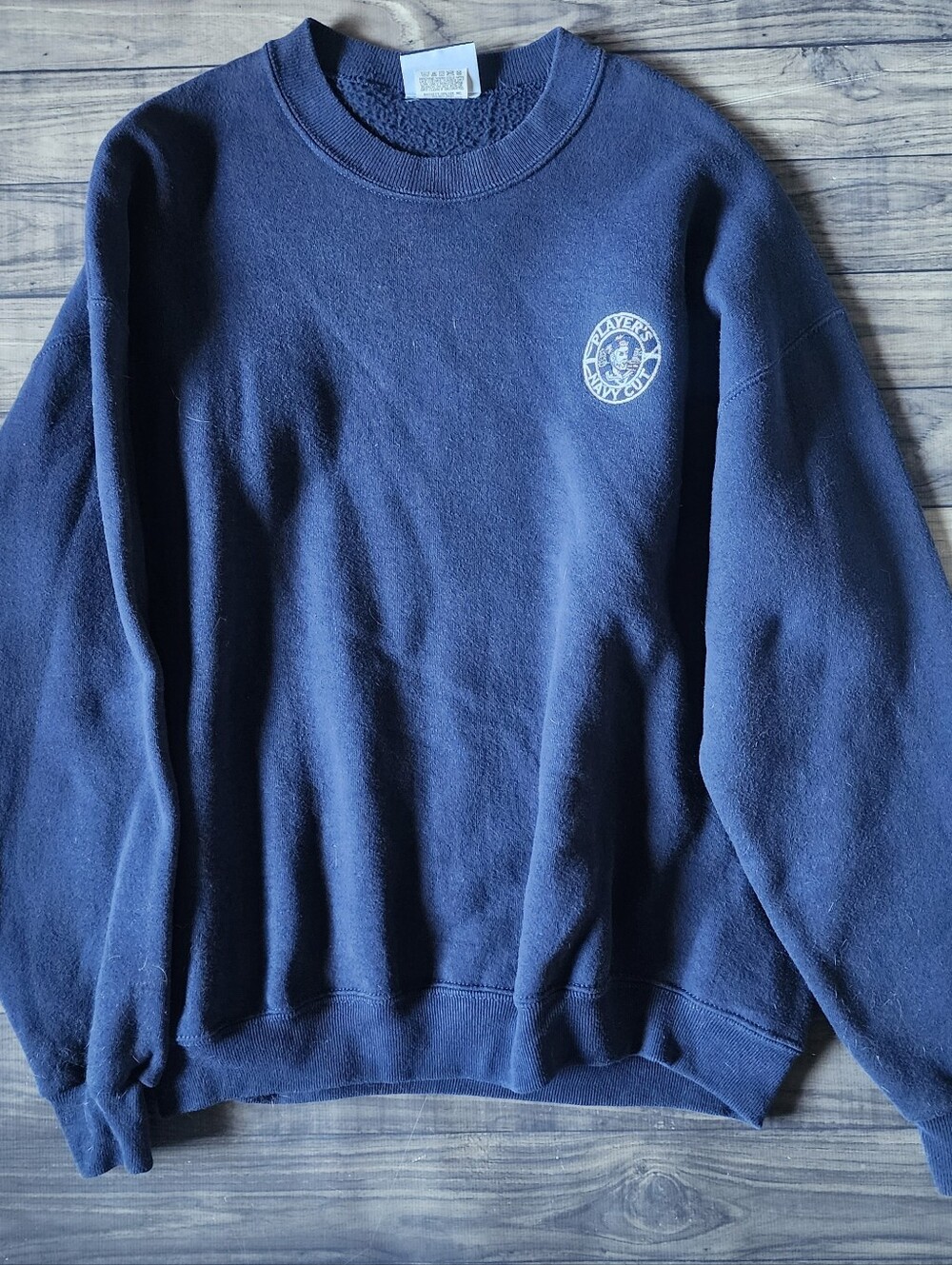 Vintage Vantage Club Collection Navy Crewneck
